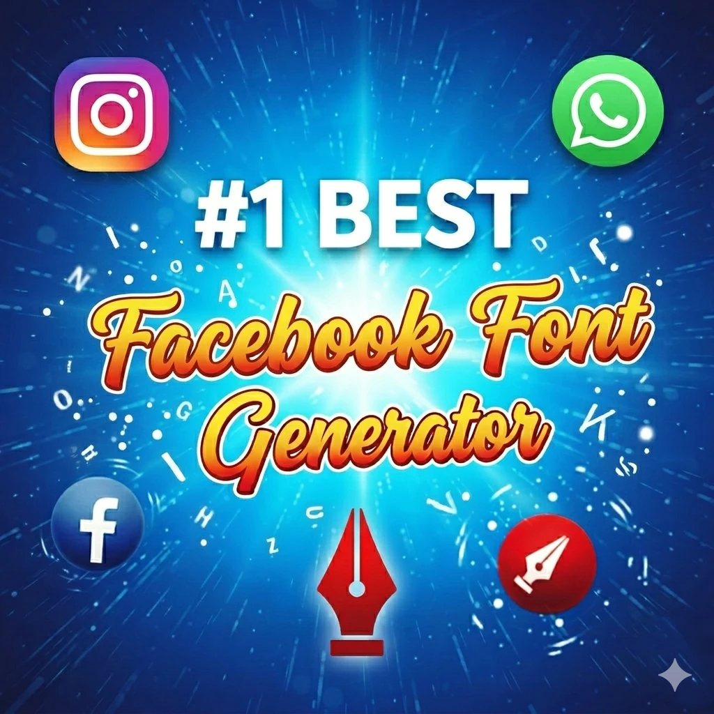 Facebook Font Generator Example
